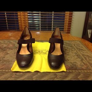 Joan & David dark brown shoes
